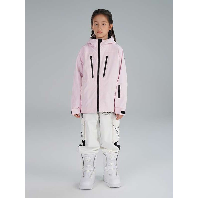 雪怡派儿童滑雪服套装男童女童防风防水保暖滑雪装备大童小童滑雪