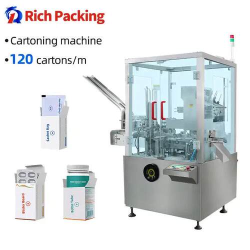 CartoningBoxPackagingMachineforTube/Bottle/Blister