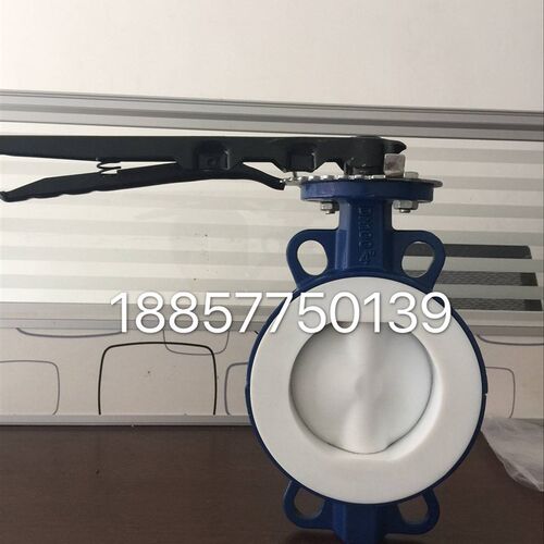衬氟蝶阀D71F46-16C铸钢对夹手动蝶阀 N50 65 80D100 125 150 200