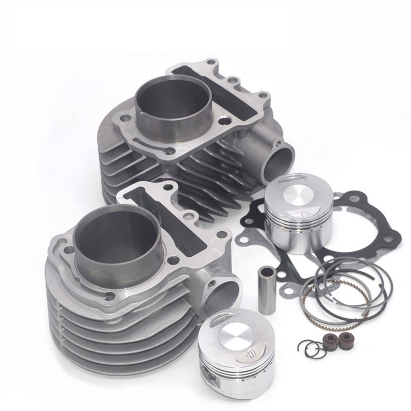 适用五本WH10i0 110 125踏板车摩托车喜悦优悦公主套缸环中缸气缸