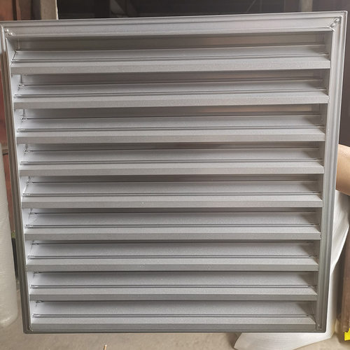 铝合金防雨百叶通风口送s风回风百叶窗定做空调外机保护罩室外防