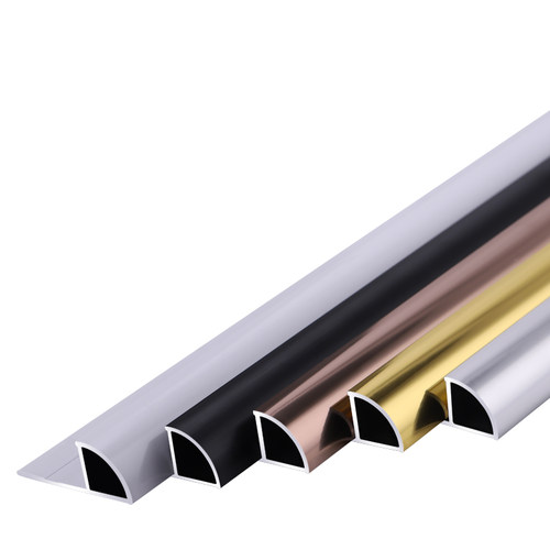 瓷砖阳角收口条不锈钢收边条阴阳角线条封边金属线条包边圆弧墙砖