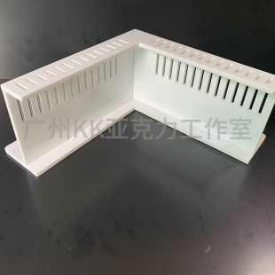 鱼缸直角带延伸挡沙板亚克力定制沙挡板底砂溢流区三重溢流管过滤