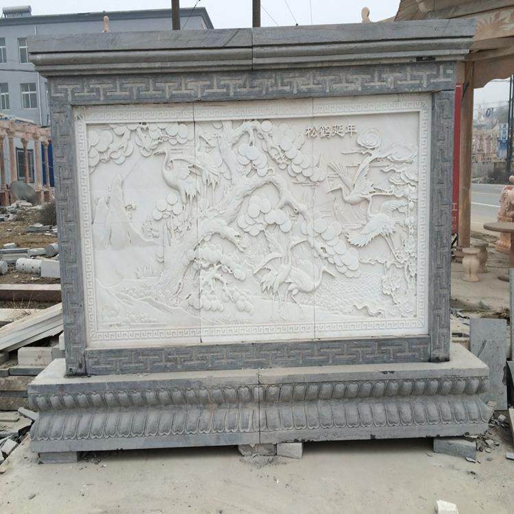 石雕浮雕福字五福临门年年有余晚霞红松鹤延年石雕地雕汉白玉浮雕,特色手工艺,其他特色工艺品,淘宝优惠券,粉丝福利购,淘宝优惠卷
