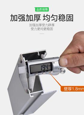 拉布9x6型材uv软膜灯箱铝合金边框h型材包柱拉布双面超薄广告牌