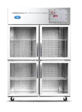 BL-900Ex不锈钢玻璃门防爆冰箱4门2门冷藏箱柜低温储存降温冰柜