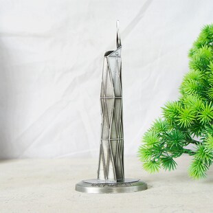 世界高楼吉隆坡新地标建筑金属默迪卡118大厦模型摆件旅游纪念品