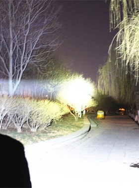 P900强光新款12V充电头灯头戴分体式钓鱼黄光锂电疝气灯P90亮P100