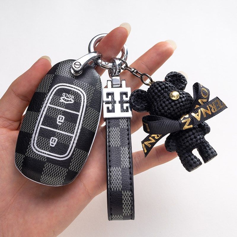 适用长安汽车钥匙套cs75plus包cs55逸动cs35/85壳x5欧尚x7unit扣v