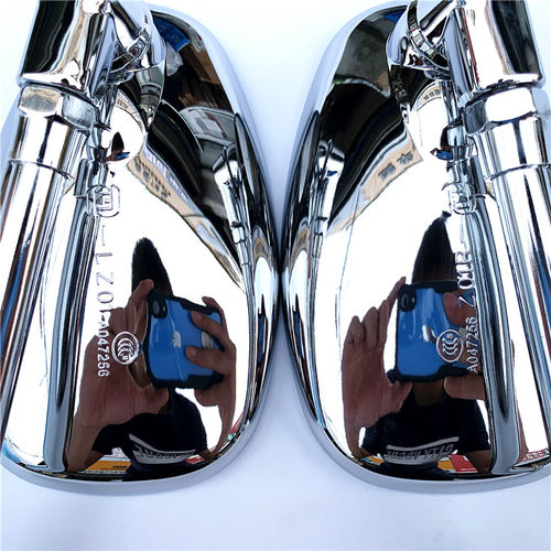 适用铃木王GS摩托车锐爽银豹钻豹HJ125K-2/EN125凸面后视镜反光镜