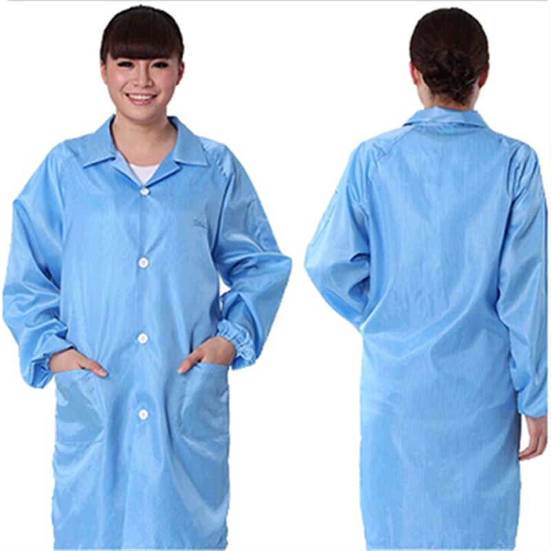 惊爆低价大褂款式 防静电 洁净无尘 无菌 净化 翻领 立领蓝粉白色