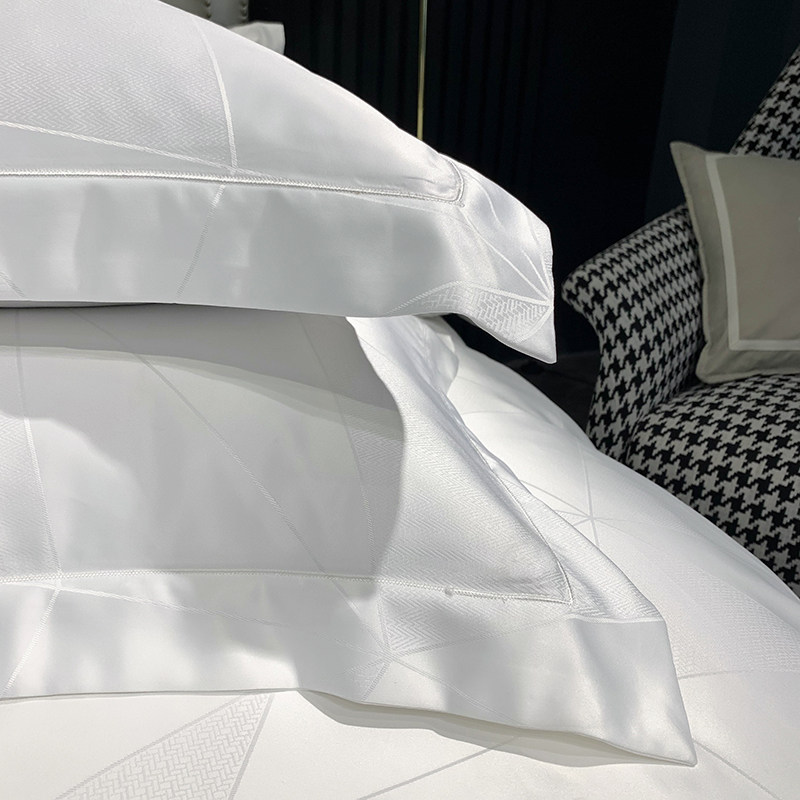 轻奢酒店风双面冰丝四件套春夏季天丝被套真丝滑裸睡床单床上用品