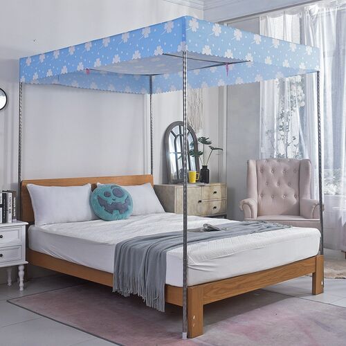 防尘顶罩支架一套装蚊帐防尘顶家用挡灰防风遮光罩子顶布单双人床