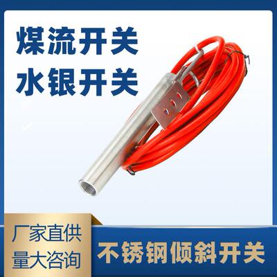 垂直悬挂式倾斜开关304不锈钢水银开关KBC20-3921-29料位检测器