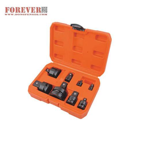华丰巨箭8件套铬钼钢风炮转换头组套工具盒HF-81008A5机械