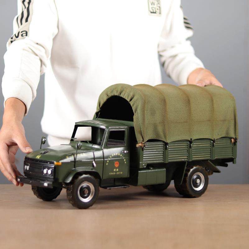 仿真复古解放CA141运输卡车模型铁艺大号老式重卡收藏装饰品摆件,自行车/骑行装备/零配件,更多零件/配件,淘宝优惠券,粉丝福利购,淘宝优惠卷