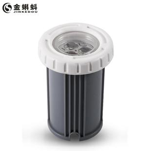 LED嵌入式胶膜水下灯12V胶膜泳池灯具RGB3W塑料胶膜池水景灯IP68