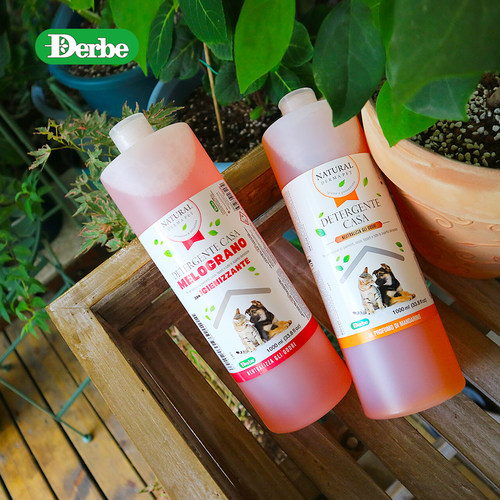 意味利浓erbe德贝宠物环境异大猫咪狗狗D缩除臭剂地板液1000ML
