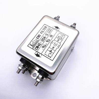 KEILS电源滤波器220V直流20A30A电源净化器CW4E-30A-S滤波器交流