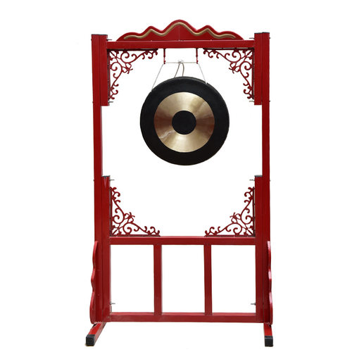 大锣开道锣36/40/50/60/80cm专业传统优质响铜锣纯铜防汛锣抄锣