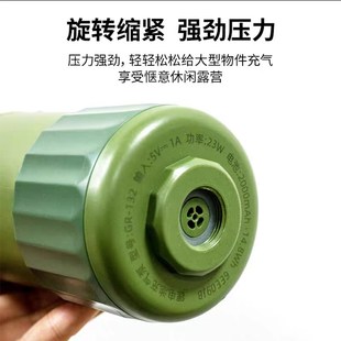 户外气柱帐篷电动充气泵便携式 打气筒高压自动充气帐篷多功能蓄电