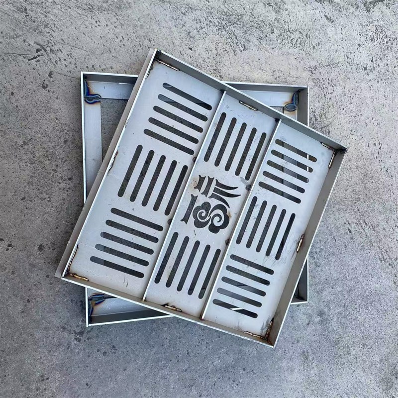 304不锈钢井盖方形井盖下水道排水沟盖板水篦子雨污格栅地漏装饰