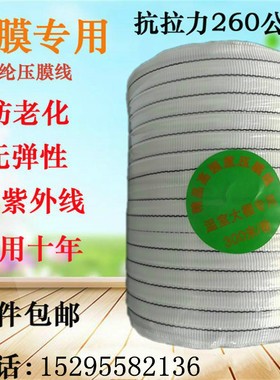 温室大棚配件涤纶丝高强度白色压膜带压膜绳优质抗老化7nsTH8WBe