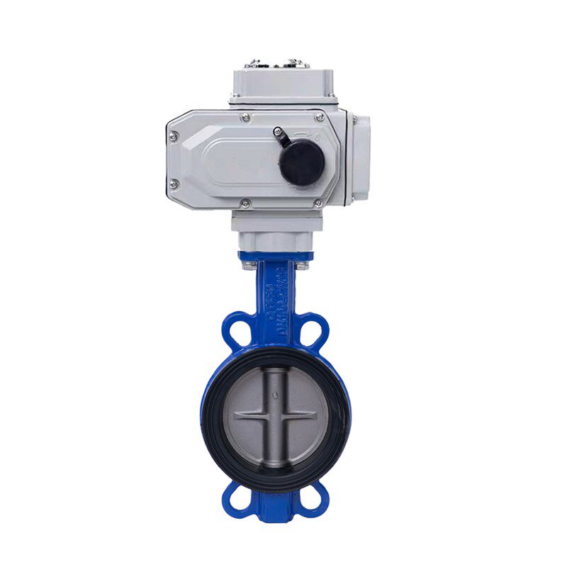 电动蝶阀D971X不锈钢对夹式软密封防爆开关调节切断阀220/24V