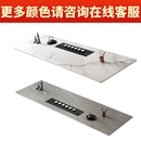 岩板功夫茶几台面定制加工大理石轻奢办公多功能泡茶桌台面板单买