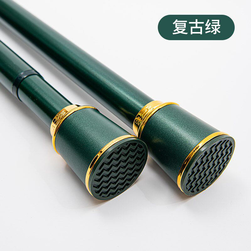 免打孔伸缩杆免钉晾衣杆衣架不锈钢窗帘挂杆浴帘杆子门帘衣柜撑杆