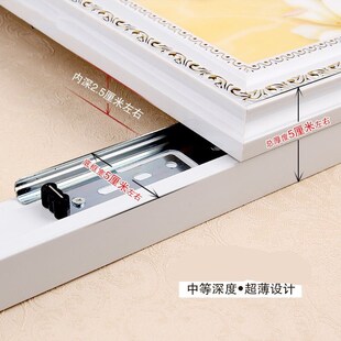 约遮挡配电箱挂画推拉客厅免打孔闸刀开关盒箱装饰画电表箱简