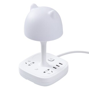 创意台灯学习专用儿童护眼灯大学生宿舍多功能插座家用坐月子卧室