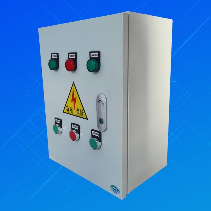 定做单相220V搅拌电机卷扬机正反转控制器配电箱遥控倒顺开关柜