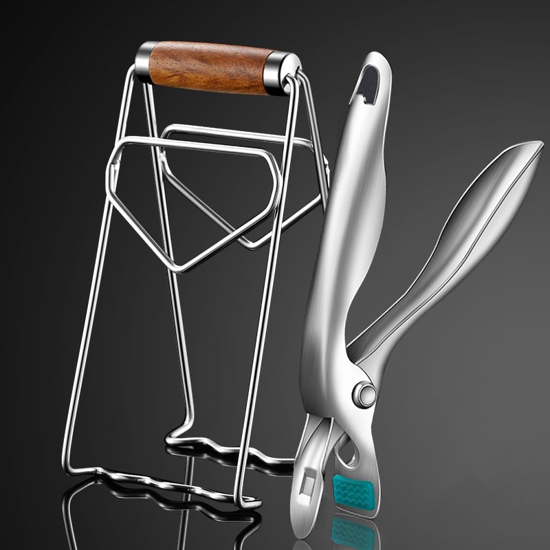 304 不锈钢防烫夹取碗夹家用蒸夹盘夹取盘器O厨房蒸锅夹碗器提盘