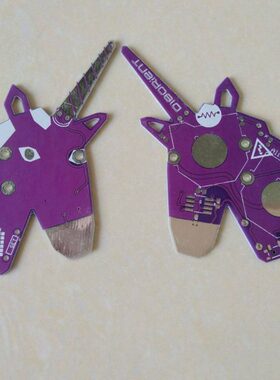 紫色油阻焊电路板加工线路板批量制作PCB空白板打样定制FPC抄板