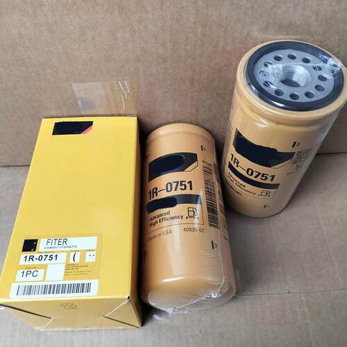 蓝隆滤芯厂家现货供应替代挖掘机柴油滤芯1R-0751 工程机械滤芯