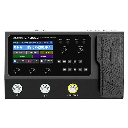 Valeton新品GP200JR电吉他综合效果器木吉他贝斯乐句循环鼓机声卡 - 封面