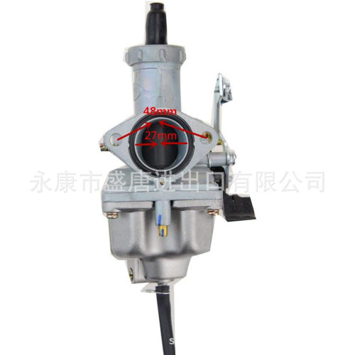 PZ27化油器碳水化合物阻塞滤清器CG150 27mm空滤进气管组合燃油泵