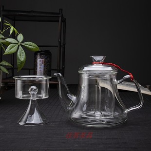 耐热玻璃煮茶壶耐高温加厚烧水壶大容量蒸煮茶器家用煮水壶电陶炉