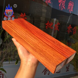 红木镇尺缅甸红酸枝文房办公镇压纸一木一图实镇料檀木物堂木醒木