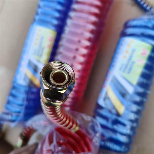 半挂车淋水器管子水刹淋水PU防旋管缩水伸淋管软连接螺冻耐高温