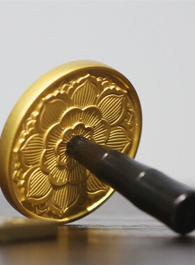 香雕圆形灰押压莲花灰刻拓香模香道压整灰理灰压灰方形砂金砂银
