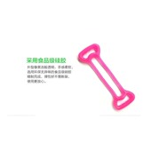 矽胶果冻拉力器拉力绳家用健身弹力绳两连杆开肩锻炼高弹拉力带女