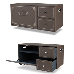 汽车后备箱储物箱车载收纳箱尾箱储物柜置物盒皮箱轿车箱子抽屉箱