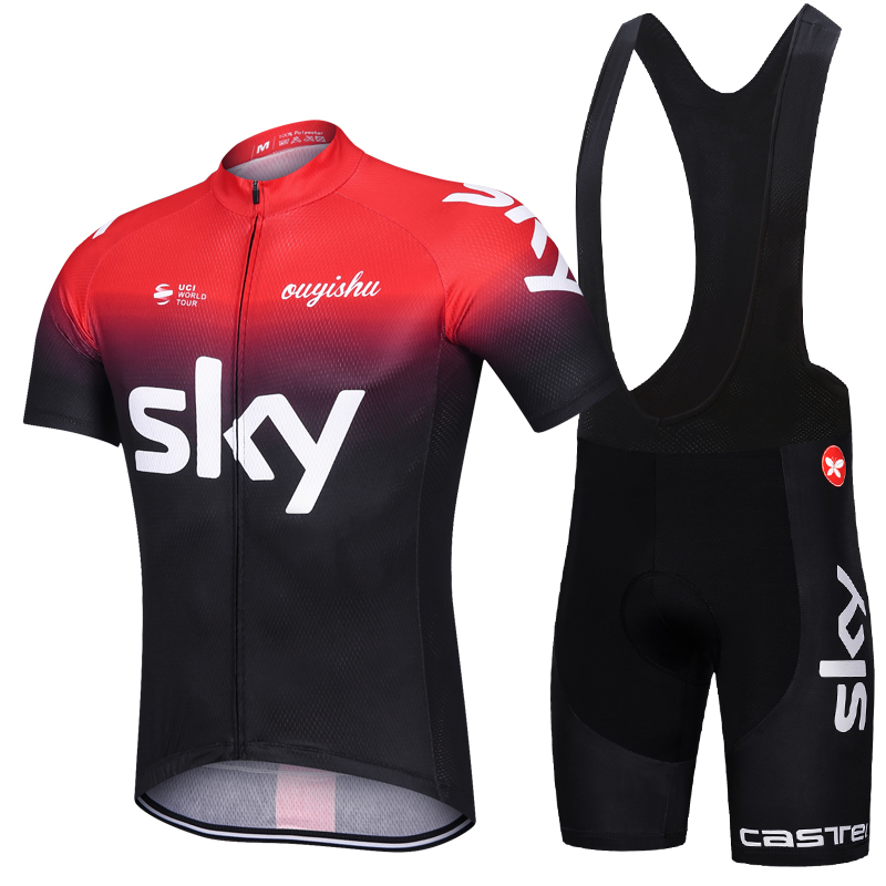 新款背带短袖骑行服套装男女春夏季吊带自行车衣裤车队定制修身版