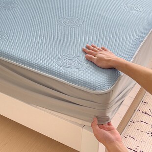 定制A类母婴级冰豆豆床笠款冰0凉席120x135x15丝x180x190x200x220