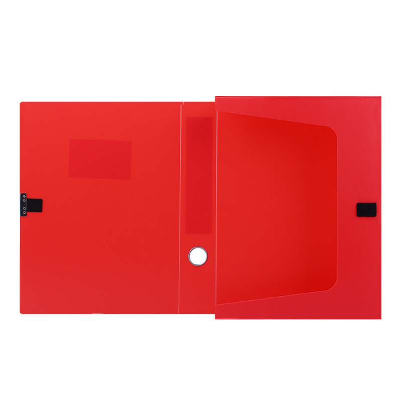 10个装红色档案盒A4资料文件盒5.5cm3.5cm7.5cm塑料文件收纳盒