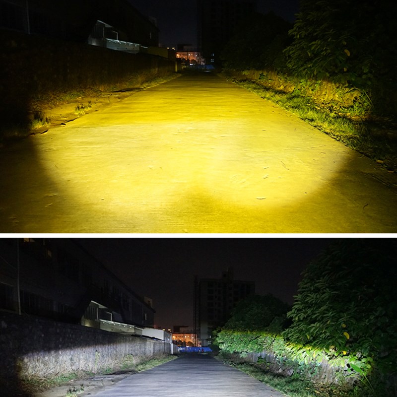 石栏机车射灯GT20MAX犀利眼LED辅路灯强光透镜爆闪黄白色远近