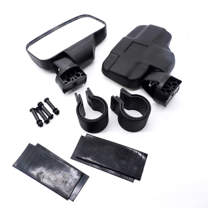 沙滩车四轮越野车庞巴迪全地形车反光镜UTV倒车镜支架1.75配2