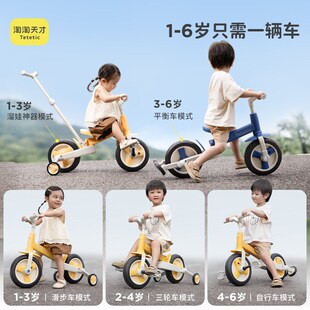 淘淘天才自行车儿童男女孩小童单车3一6岁宝宝三轮童车新款可折叠